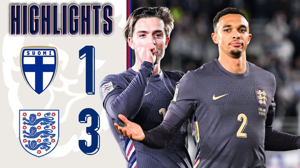 Finland 1-3 England | Three Lions Bounce Back In Helsinki | UEFA Nations League Highlights | England