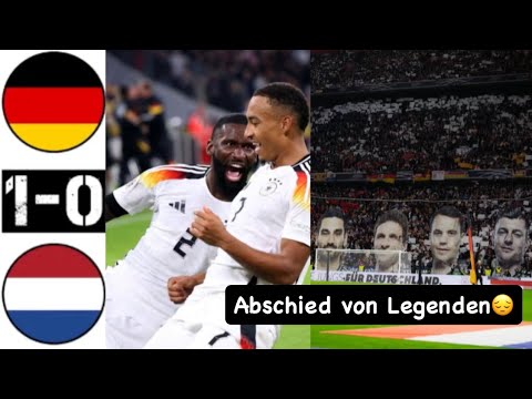 Deutschland gegen Niederlande 1-0 & Highlights Tor & Abschied von Manuel Neuer , Toni Kross , Müler