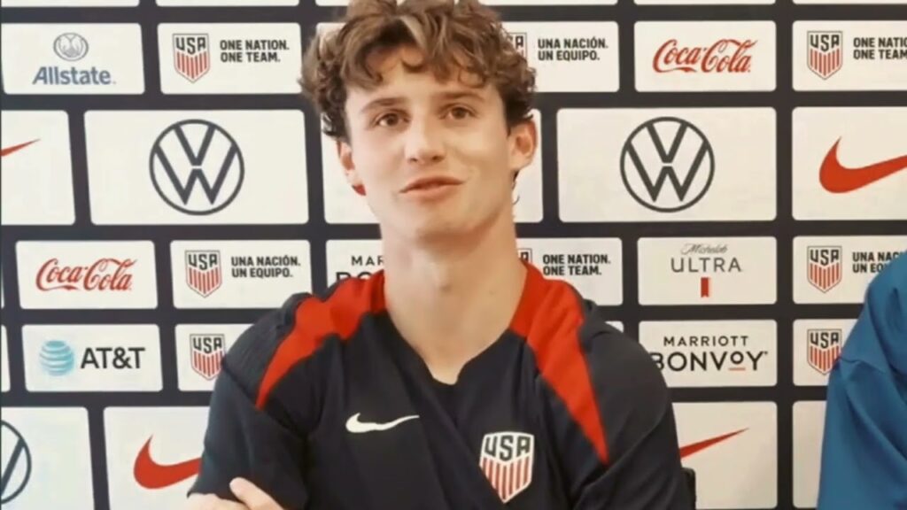 Brenden Aaronson on going back to Leeds