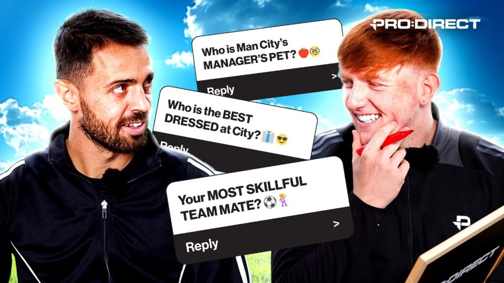 "HE REALLY LOVES HIMSELF!" 😂 BERNARDO SILVA REVEALS ALL ON MANCHESTER CITY TEAMMATES ft ANGRY GINGE