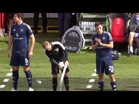 Manuel Ugarte - Man Utd debut (Sep 14, 2024) vs. Southampton