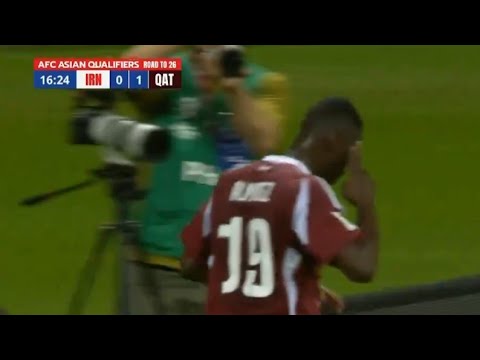 Almoez Ali Goal, Iran vs Qatar (2-1) All Goals and Extended Highlights