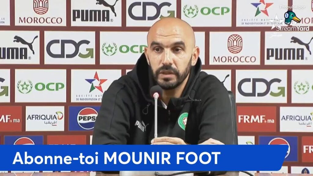 Conférence de Presse de Walid Regragui