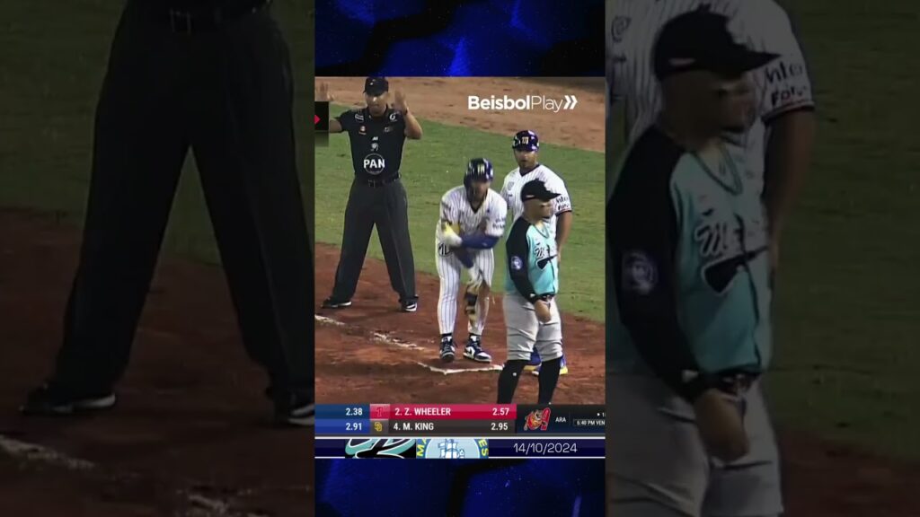 Carlos Rodríguez empató las acciones en el 8vo 🔥🥵 Video: 1Baseball #LVBP #Magallanes #Highlight