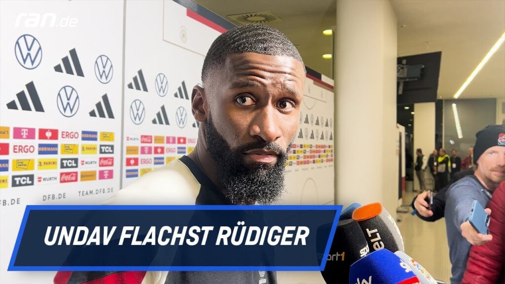 Rüdiger angerempelt! Undav erlaubt sich Gag