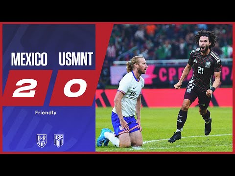 USA lose to Mexico in Pochettino's second game in charge | Mexico 2-0 USMNT | Official Highlights