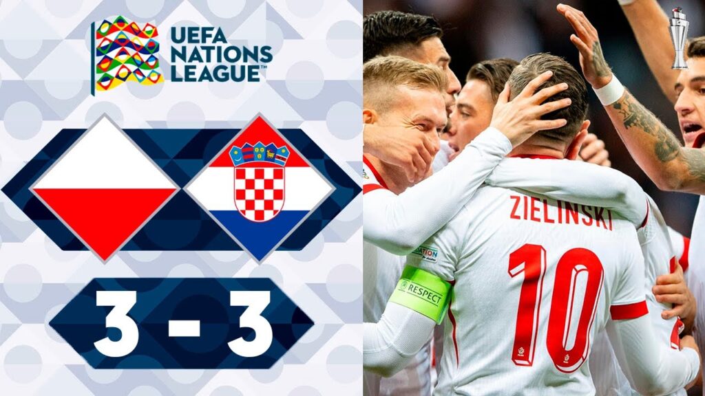 Piotr Zieliński Goal | Poland vs Croatia 3-3 Highlights | UEFA Nations League 2024