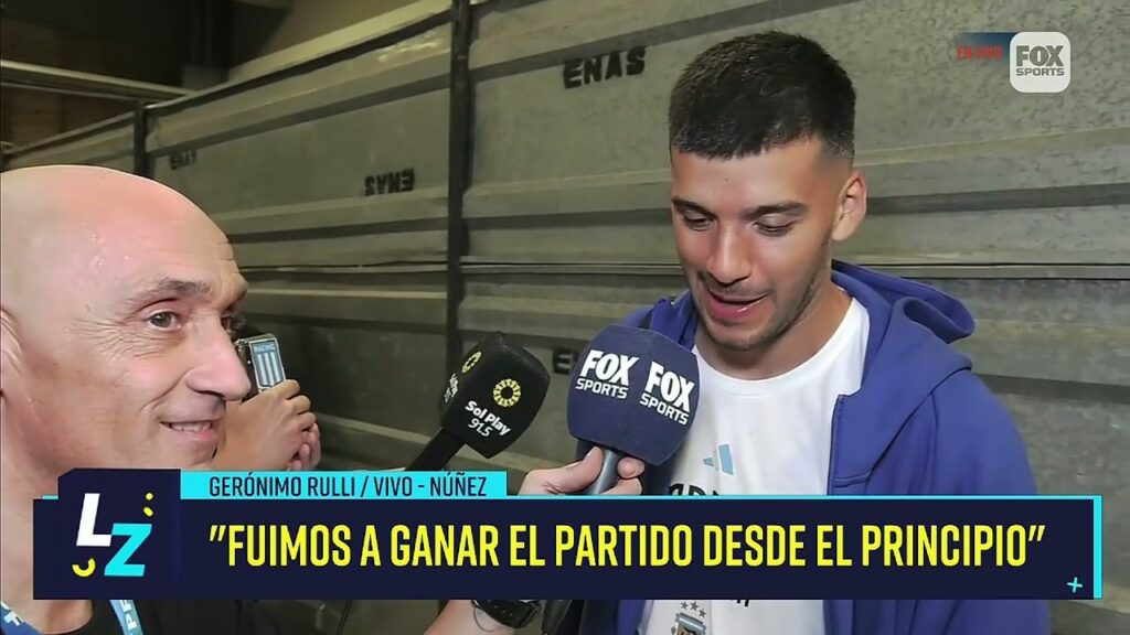 GERÓNIMO RULLI, ARQUERO DE LA SELECCIÓN ARGENTINA SOBRE EL DIBU || LA ZONA