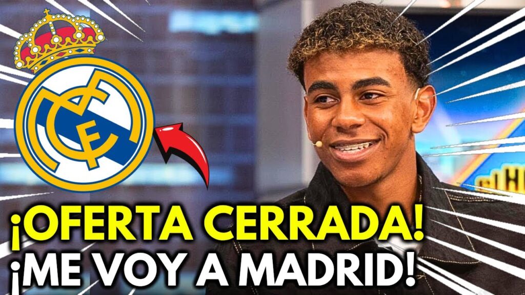 ¡100% FIRMADO CON MADRID! ¡LAMINE LLEGA A MADRID! NOTICIAS DEL REAL MADRID