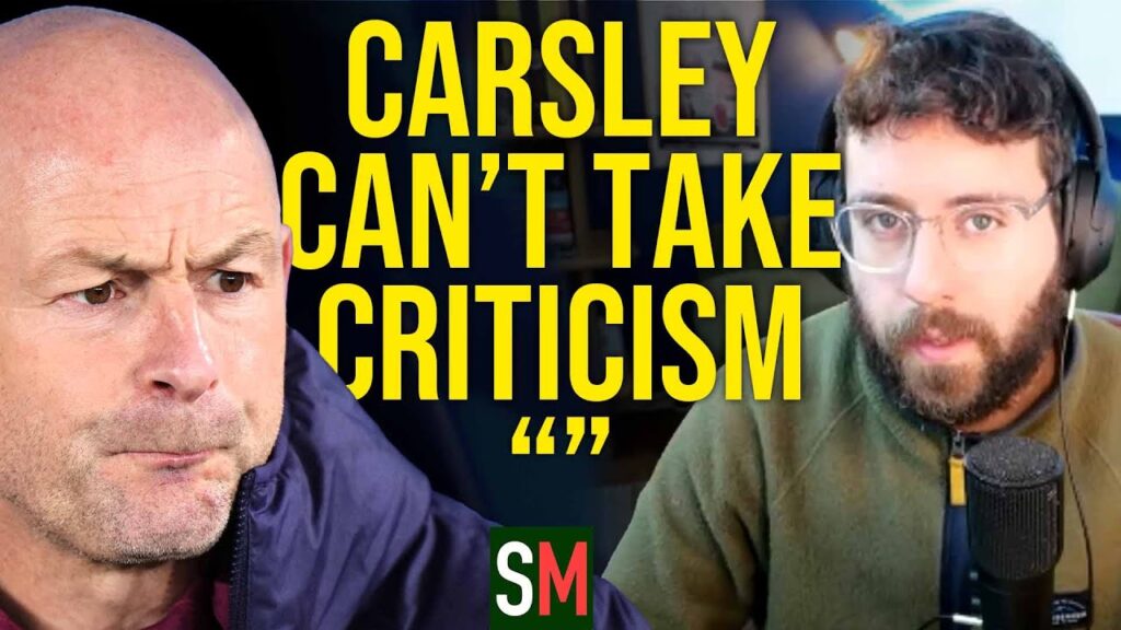 "Criticism Spooked Carsley" | @EsteemedKompany on England Job