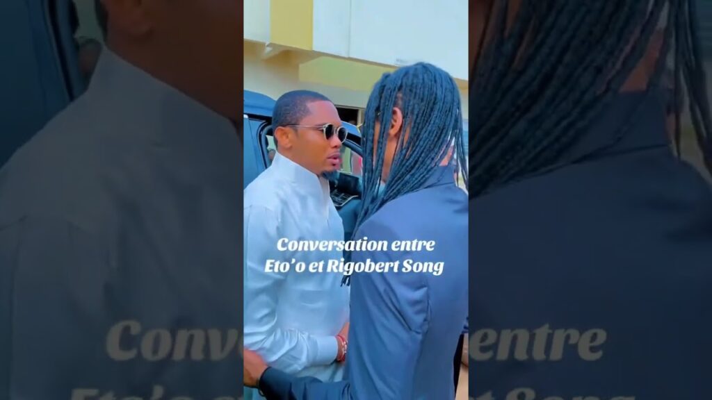 Samuel Eto’o et Rigobert Song en pleine discussion