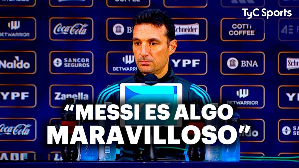 SCALONI en CONFERENCIA de PRENSA tras la GOLEADA de ARGENTINA vs BOLIVIA ⚽ MESSI, NICO PAZ y más