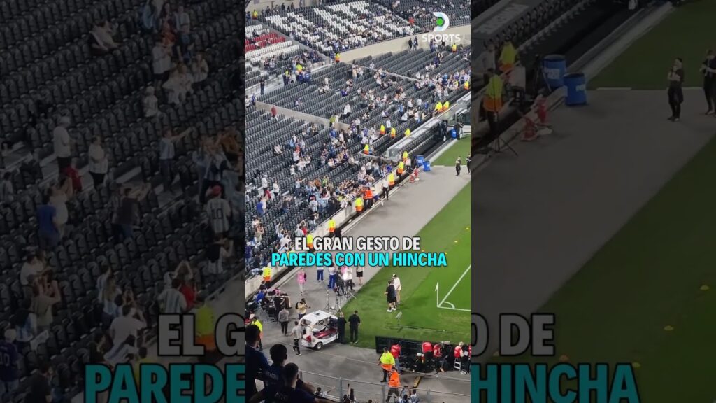 🇦🇷❤️ ¡EL GRAN GESTO de Leandro #PAREDES con un HINCHA DE #ARGENTINA! | #EliminatoriasEnDSPORTS