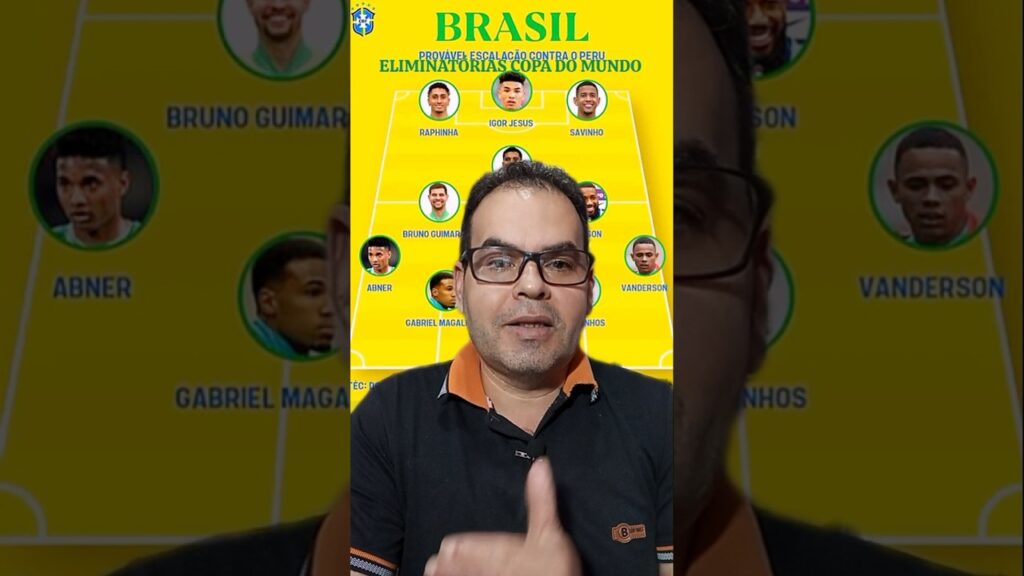 Provável escalação do Brasil contra o Perú nas semifinais