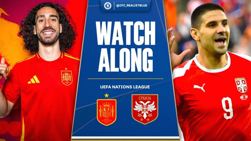 DENMARK U21 2-0 ICELAND U21 EURO QUALIFYING | SPAIN 3-0 SERBIA UEFA NATIONS LEAGUE || WATCH ALONG