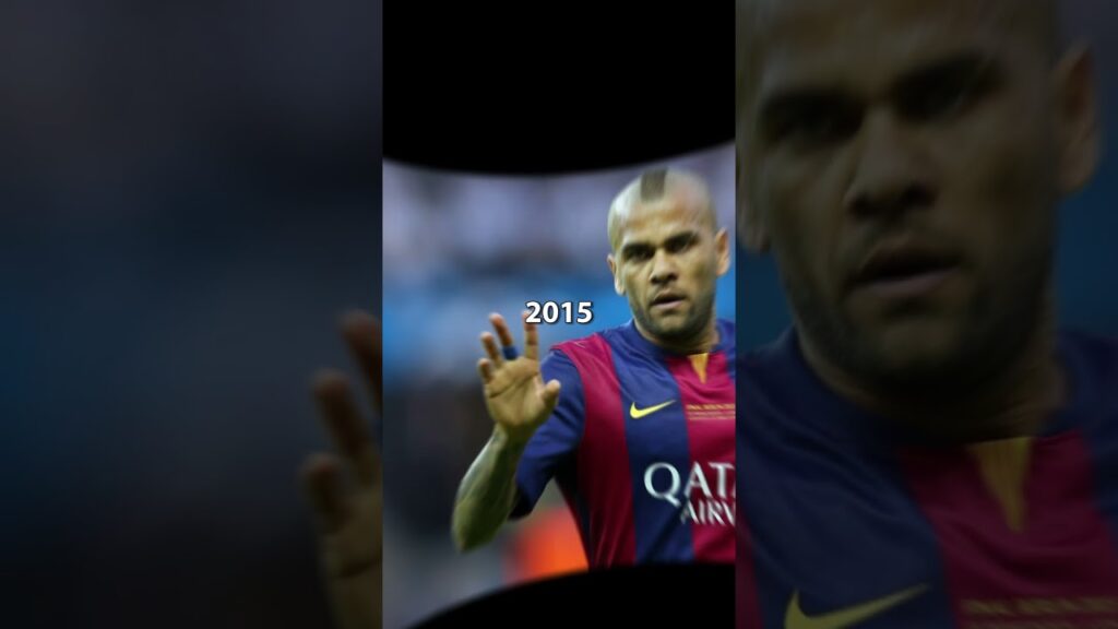 Dani Alves Over The Years | Dani Evolution #danialves #barcelona #evolution #newsfromstadium