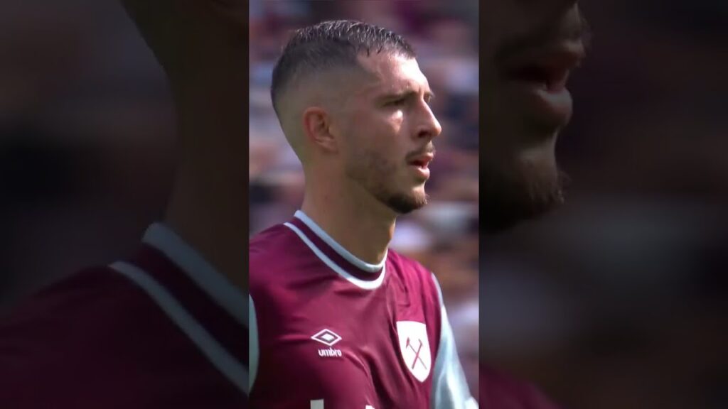 Minuto 37. El West Ham pierde 0-2 ⏱️ Lopetegui cambia a Guido Rodríguez #PremierLeagueDAZN