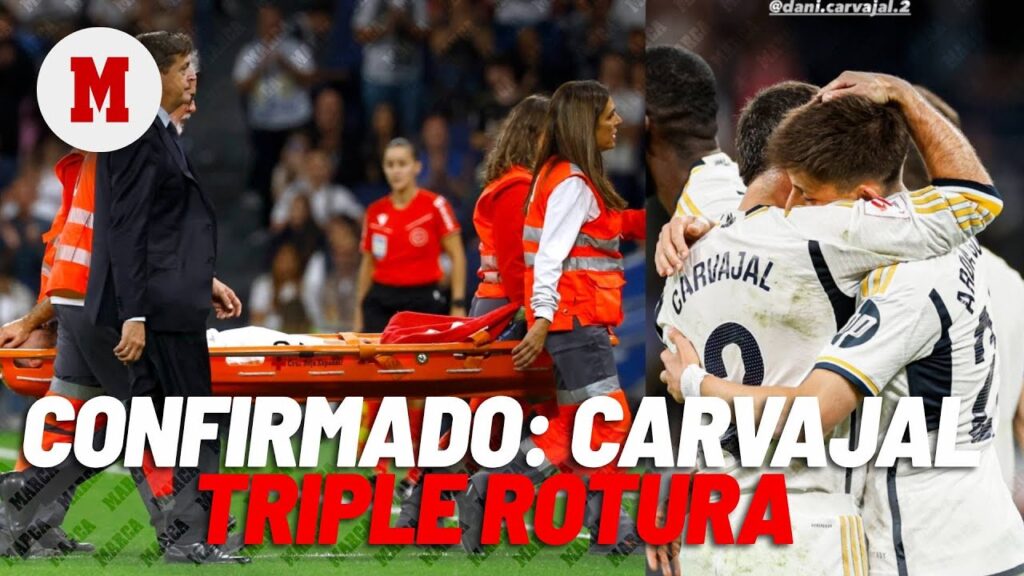 Carvajal confirma que tiene una lesión en el ligamento cruzado I MARCA