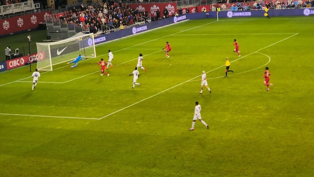 CANMNT forward Jonathan David goal vs Panama