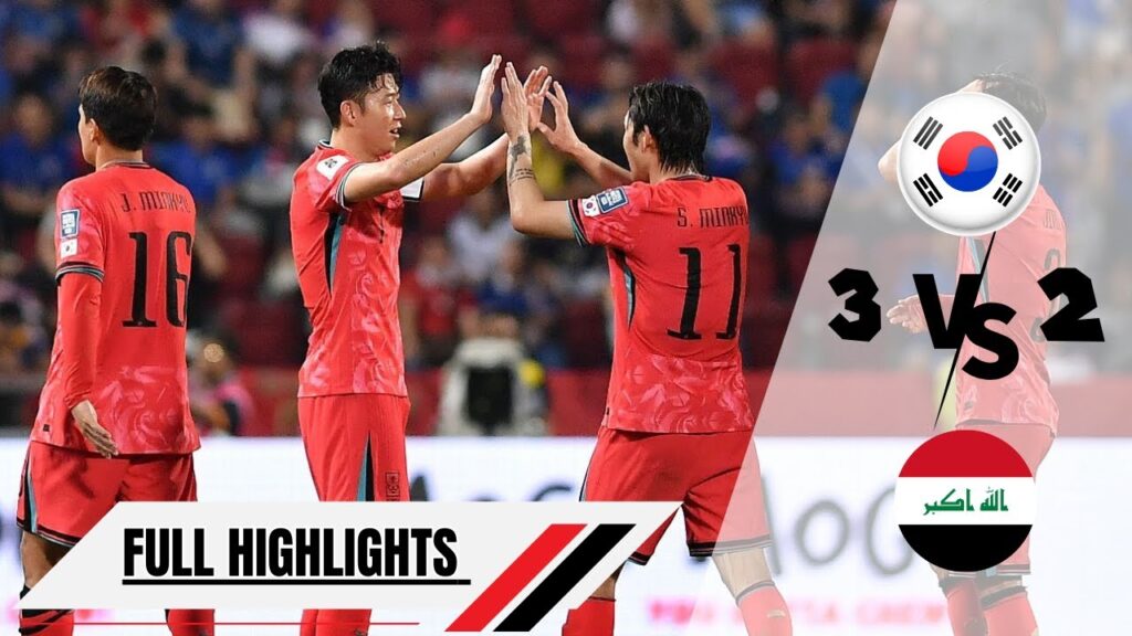 Korea Selatan vs Irak 3-2 Highlights & All Goals | AFC World Cup Qualifiers 2026 HD