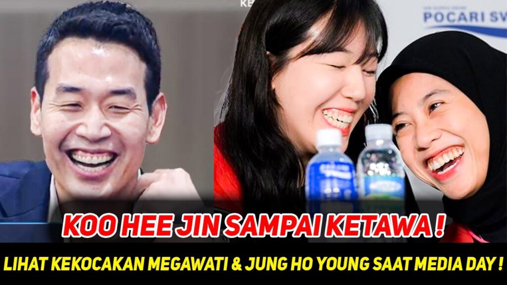 KEKOCAKAN MEGAWATI & JUNG HO YOUNG SAAT MEDIA DAY GA ADA OBAT🤣KOO HEE JIN SAMPAI DIBIKIN NGAKAK 😂