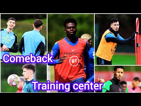 NoW ✅Kai Havertz, Gabriel Martinelli, Bukayo Saka comeback🔥 ARSENAL TRAINING NEWS AHEAD BOURNEMOUTH