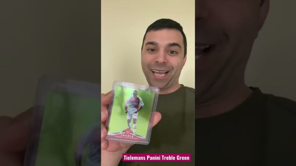⚽️ Youri Tielemans Panini Treble Green