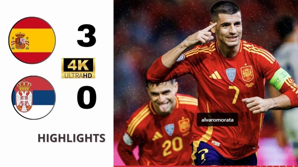 España vs Serbia | Resumen y Todos los Goles | Liga de Naciones 2024-25 🇪🇸⚽