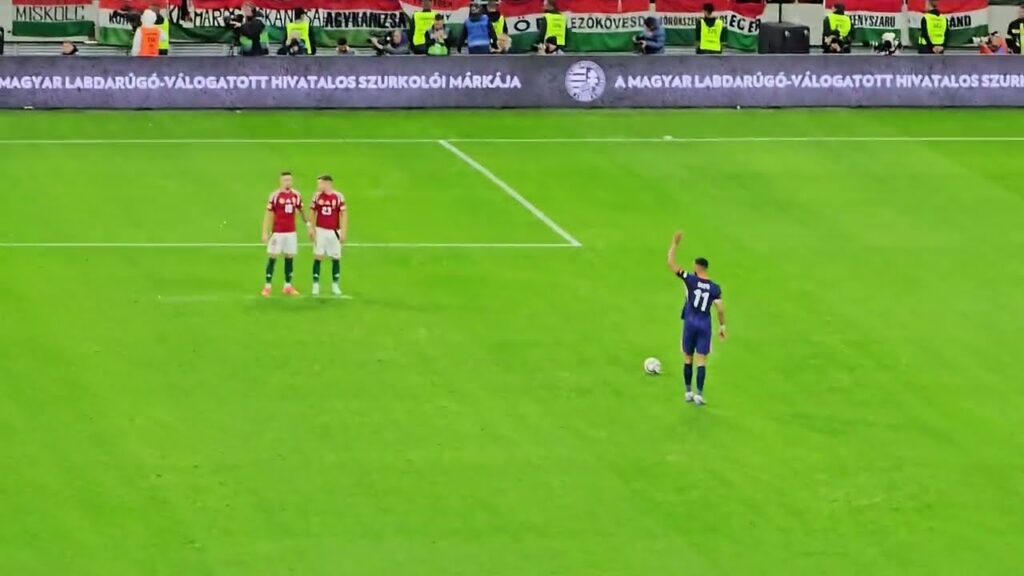 Denzel Dumfries equalizer for Netherlands vs. Hungary / UEFA Nations League / A division / 10.11.24.