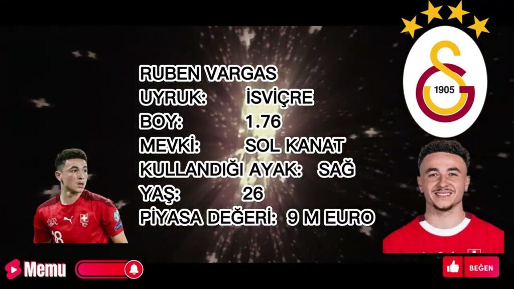 RUBEN VARGAS GALATASARAY'A GELİR Mİ? RUBEN VARGAS GOLLERİ #rubenvargas #galatasaray #transfer