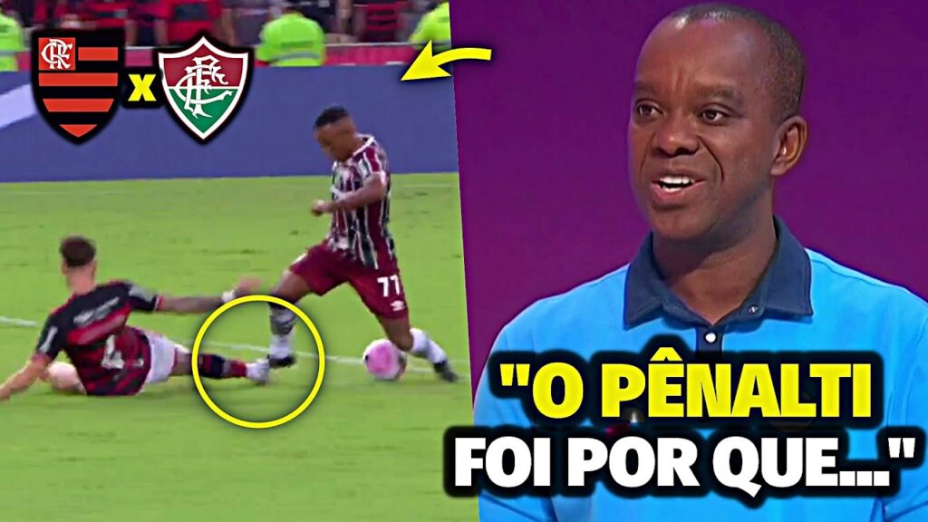 PC DE OLIVEIRA ANALISA PÊNALTI DO LÉO PEREIRA NO MARQUINHOS | FLAMENGO X FLUMINENSE