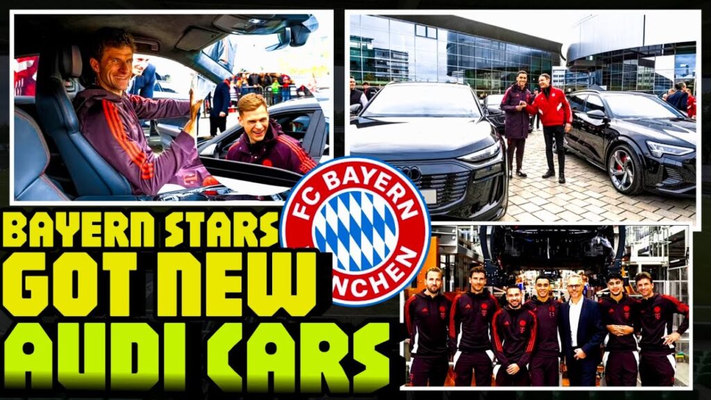 New Audis for Bayern Professionals | Audi and FC Bayern Munich | Harry Kane picks £82k Audi car