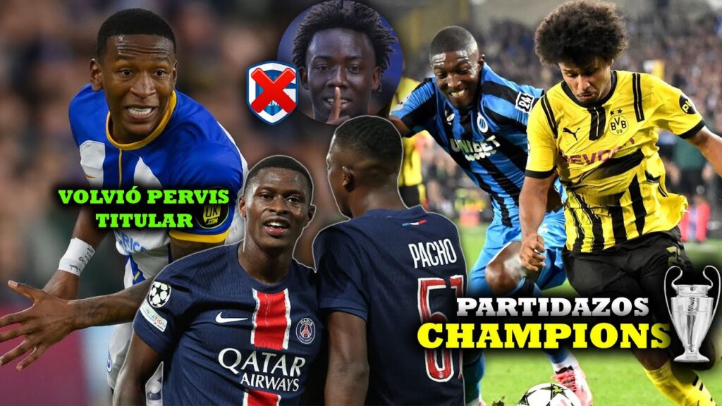 PARTIDAZOS DE WILLIAN PACHO, ANGELO PRECIADO Y JOEL ORDÓÑEZ EN CHAMPIONS LEAGUE 🔥 | VOLVIÓ PERVIS