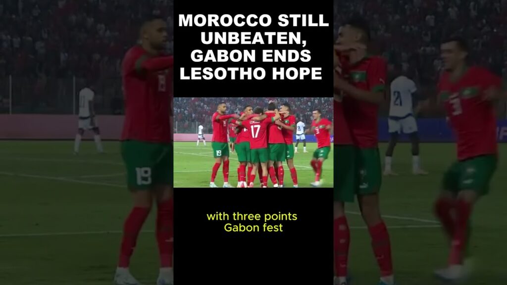 AFCON 2025 Qualifiers: Morocco 's Dominant Win Extends Perfect Run, Gabon Beat Lesotho