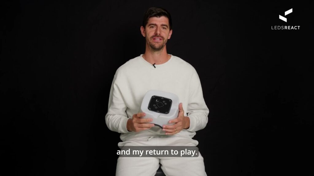 Thibaut Courtois about Ledsreact