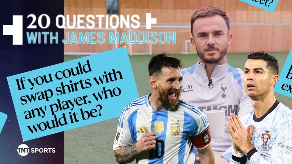 "ROONEY IS THE BEST PREMIER LEAGUE PLAYER EVER" 👀 | 20 Questions with James Maddison ⚪❓