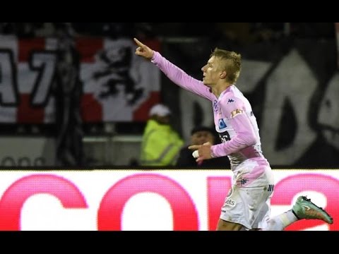 Evian TG - Guimgamp (2-0) Magnifique Coup franc ! Daniel Wass