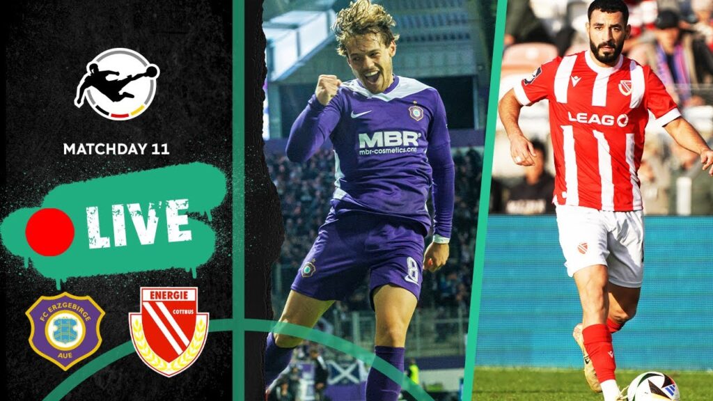 LIVE 🔴 Erzgebirge Aue vs. Energie Cottbus | Full Game | 3rd Division 2024/25