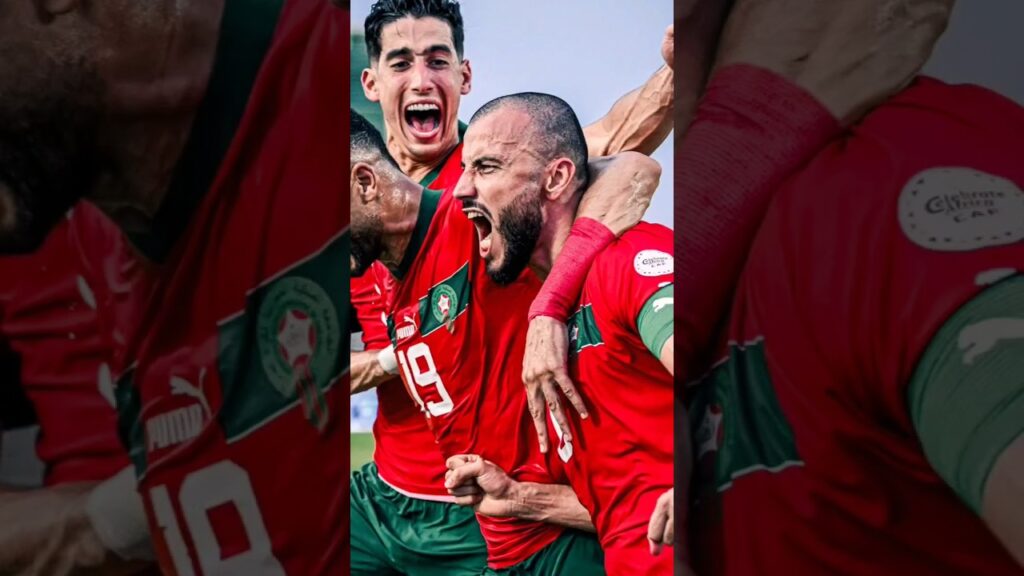 Goal Romain SAISS 🇲🇦❤️🎥 هدف رومان سايس ضد تانزانيا 🇹🇿 من المدرجات ..زياش و الرغراغي 🇲🇦😂..