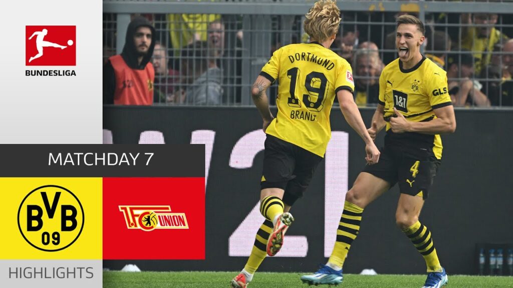 What A Goal From Schlotterbeck! | BVB - Union Berlin 4-2 | Highlights | MD 7 – Bundesliga