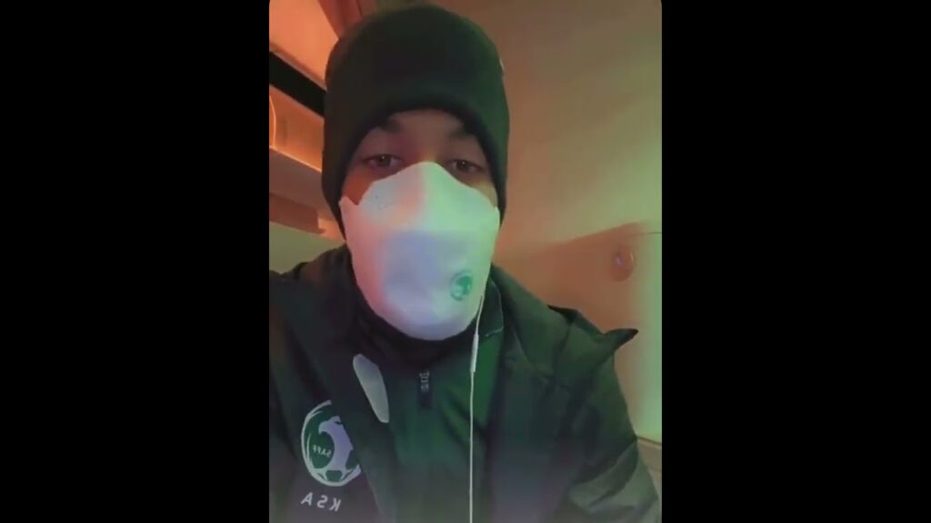 ‏عبدالرحمن العبود يمسي عليكم من الطائره المتوجهة الى السعودية