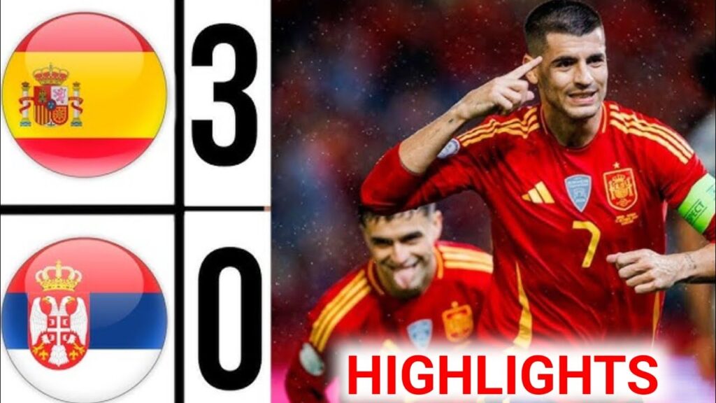 Spain v Serbia | Match Highlights | UEFA Nations League