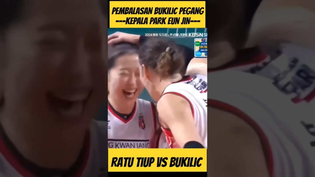 Bukulic Balas Dendam Pegang Kepala Park Eun Jin #redsparks #volleyball #shorts