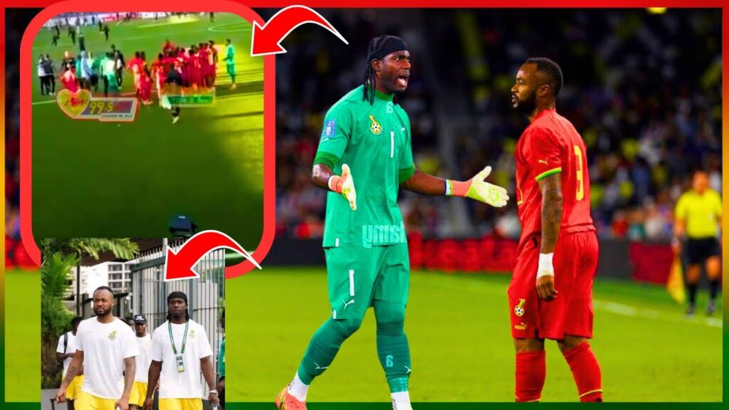 WATCH ANGRY JORDAN AYEW F!GHT WITH LAWRENCE ATI-ZIGI AFTER LOST AGAINST SUDAN