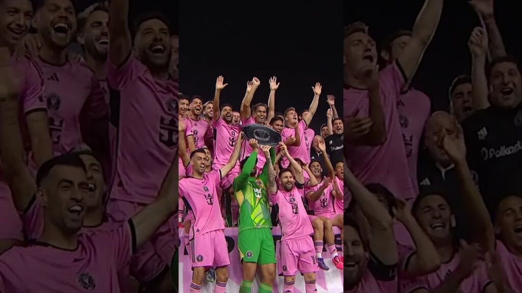 Inter Miami lift the 2024 MLS Supporters' Shield 🏆