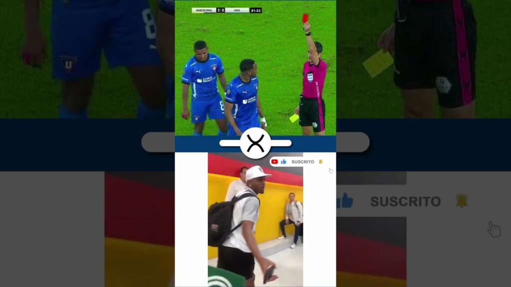 😡 “LOS ÁRBITROS SON UN DESASTRE”, Michael Estrada 🇪🇨⚽️ tras el partido vs Barcelona