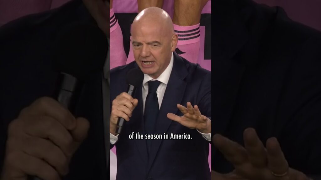 Gianni Infantino announced that Inter Miami have qualified for the 2025 Club World Cup 💫