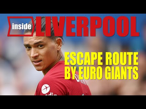 LIVERPOOL STAR DARWIN NUNEZ COULD BE OFFERED ANFIELD ESCAPE ROUTE BY EURO GIANTS.