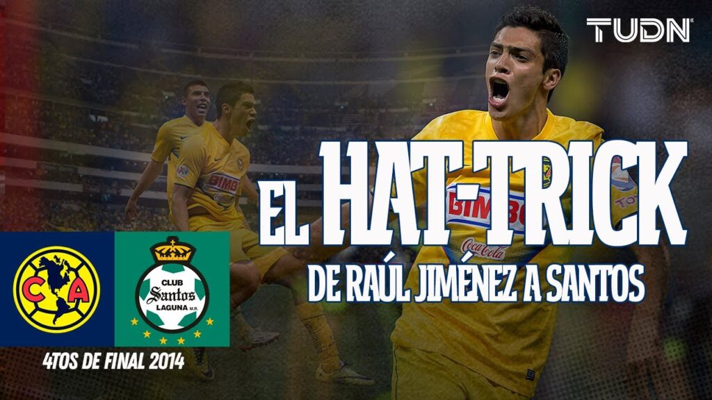 La noche del HAT-TRICK de Raúl Jiménez a Santos 🦅🔥 VOLTERETA ESPECTACULAR | TUDN