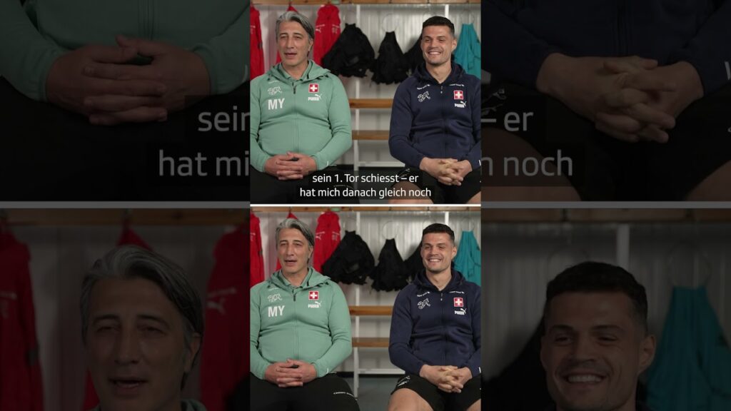 Xhaka schiesst nach Znacht mit Yakin sein 1. Tor für Leverkusen 🎯🍷 | SRF Sport